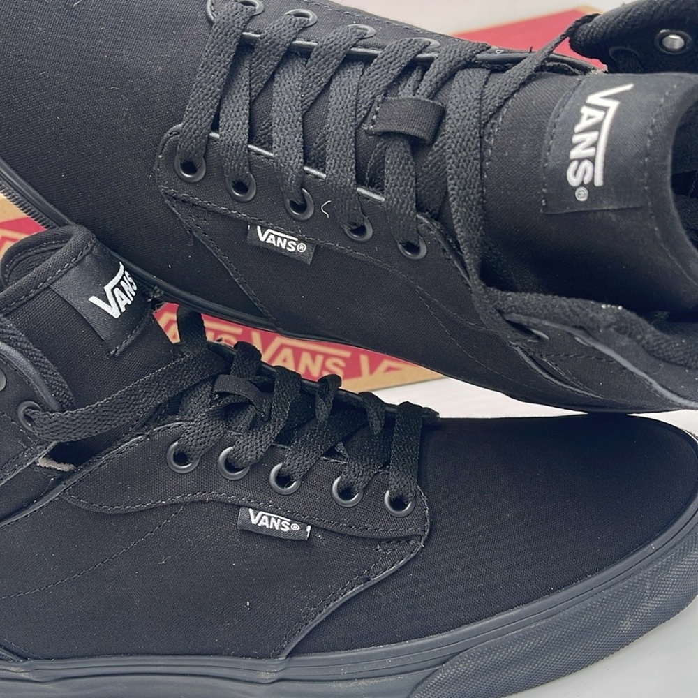 Vans WMNS Black High-Top Sneakers Atwood Hi (Canvas) Black/Black
VN0A38BV186 - Picture 15 of 16